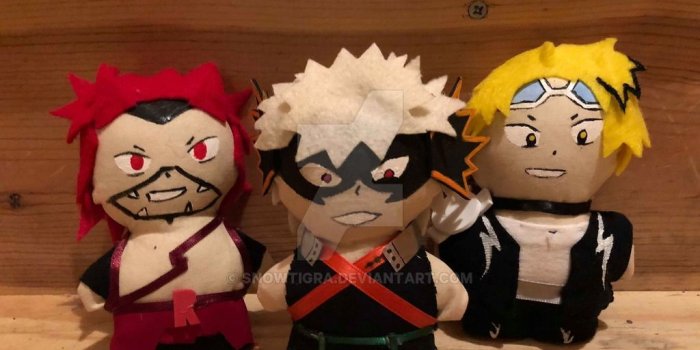 1024x768 Bakusquad Mini Plushies by snowtigra