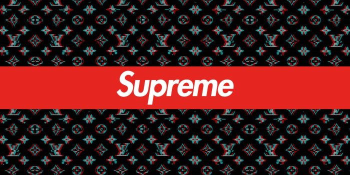 2560x1600 Design, Brand, Text, Louis Vuitton, Supreme MacBook Pro 13 Wallpaper