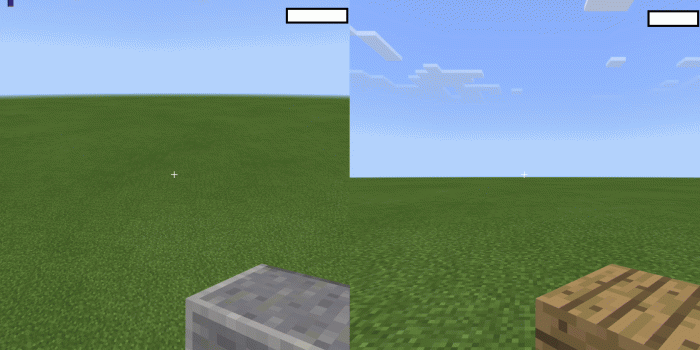 1680x1050 MCPE-25775] Items on hand too big in 2-players split screen - Jira