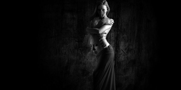 1920x1200 Noir black and white photography | Fond d'ecran femme gothique