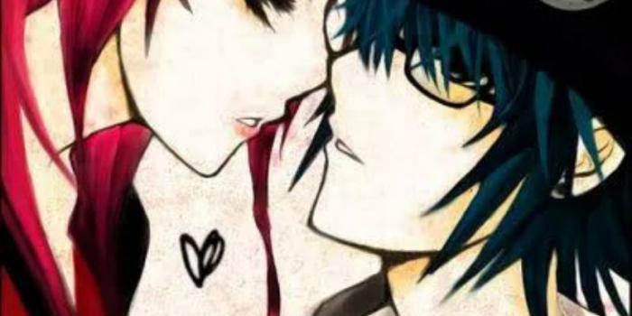 831x1024 Cute emo anime couple | Couples | Emo art, Emo love, Emo couples
