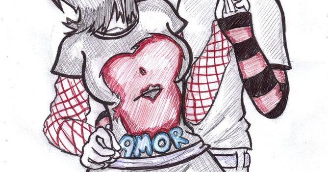 669x1192 Emo Couple Drawings at PaintingValley.com | Explore collection of