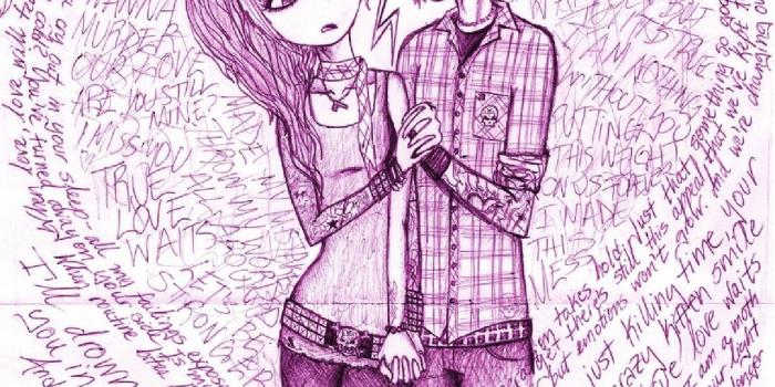 1280x1322 Emo Couples Drawing at GetDrawings.com | Free for personal use Emo