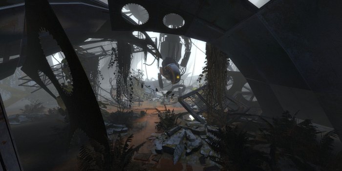 2000x1000 42+] Portal 2 GLaDOS Wallpaper on WallpaperSafari