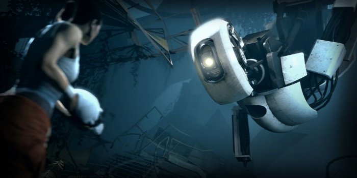 1366x768 Portal 2: Chell vs. GlaDOS - Album on Imgur