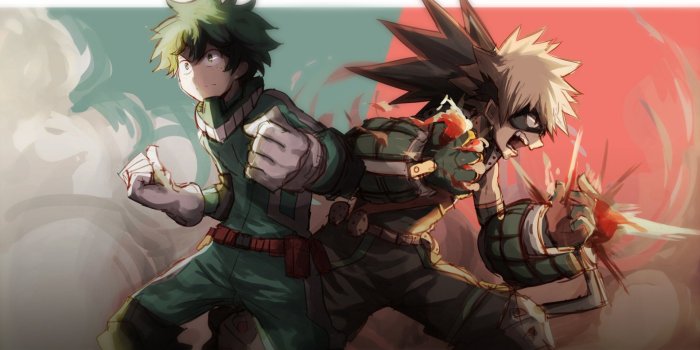 1920x1084 Anime My Hero Academia Katsuki Bakugou Izuku Midoriya Wallpaper | A1