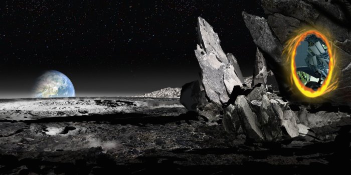 2400x1200 The Art of Portal 2