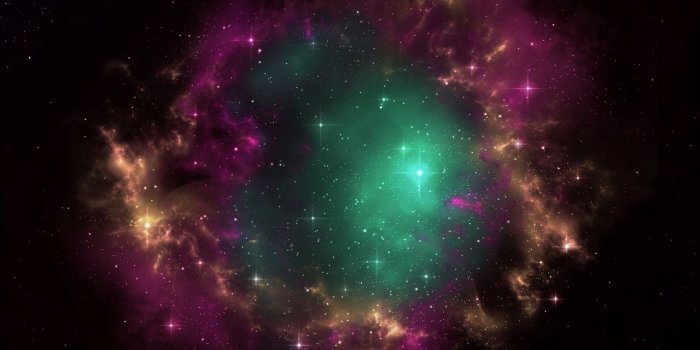 1280x1280 Download wallpaper 1280x1280 galaxy, universe, stars, portal, nebula