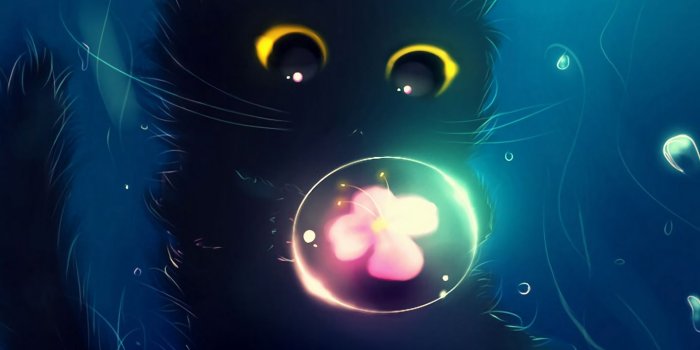 1440x2560 Download wallpaper 1440x2560 cat, cute, ball, flower, art qhd