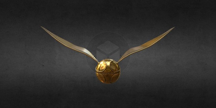 1920x1080 Golden Snitch. Harry Potter - 3D model by foxedfoxy (@foxedfoxy