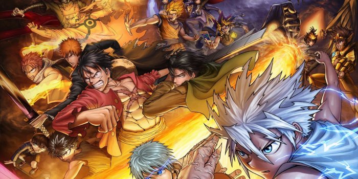 1366x768 Download 1366x768 Wallpaper Atemu, Bleach, Crossover, Dragonball