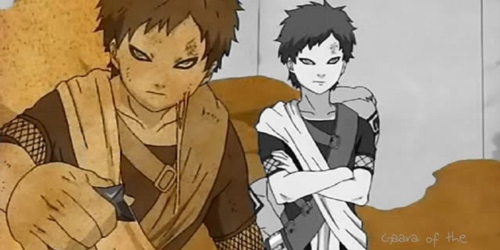 1024x768 Gaara color splash karatasi za kupamba ukuta - Naruto karatasi la