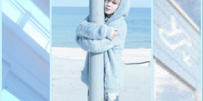 876x1556 Hey! I made a pastel blue aesthetic Jimin wallpaper! Hope you enjoy