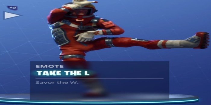 1280x720 Take The L - Fortnite Battle Royale (Emote)
