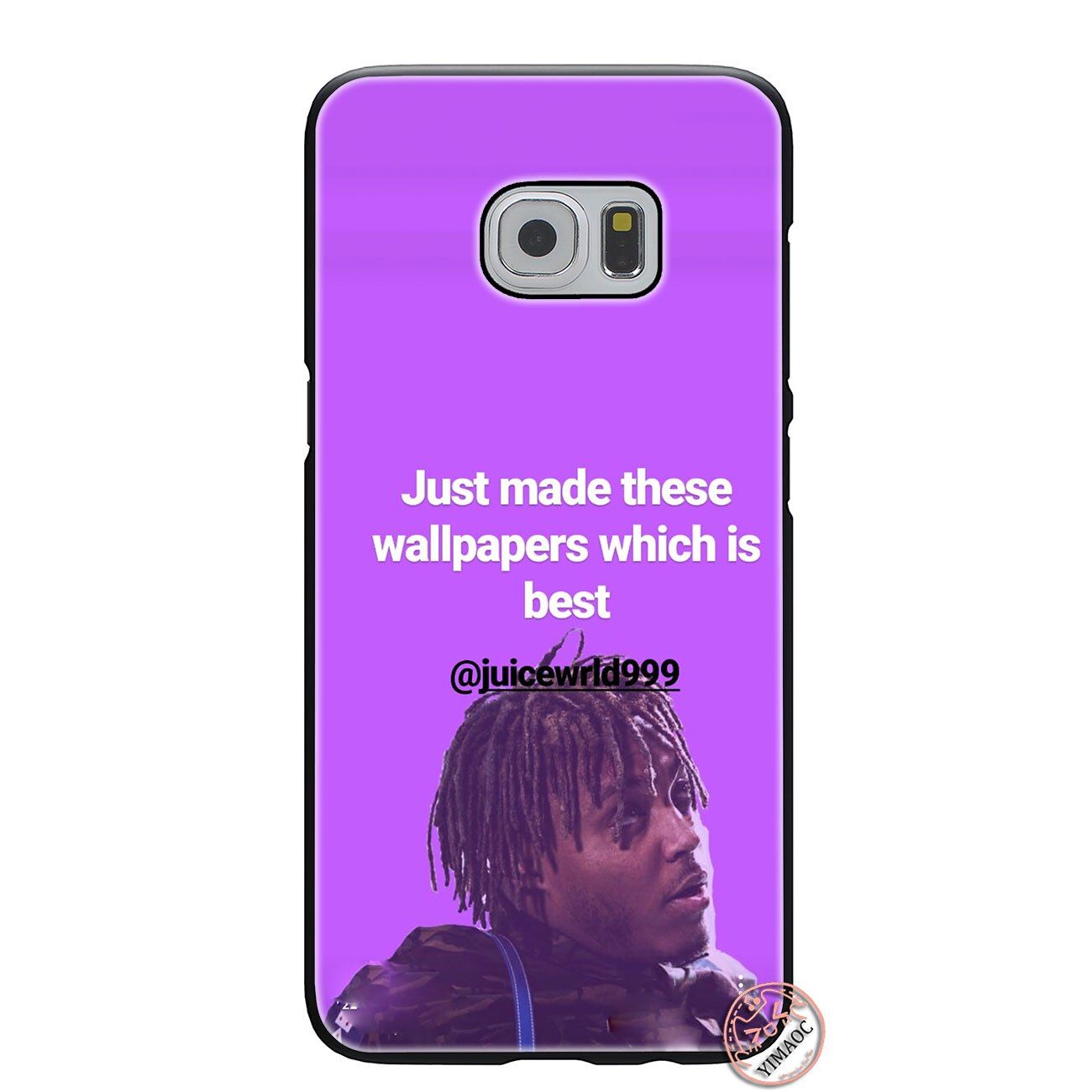 1300x1300 YIMAOC Juice WRLD 999 Soft Silicone Phone Case for Samsung Galaxy S10 Plus  S9 S8 Plus S6 S7 Edge S10e E TPU Black Cover