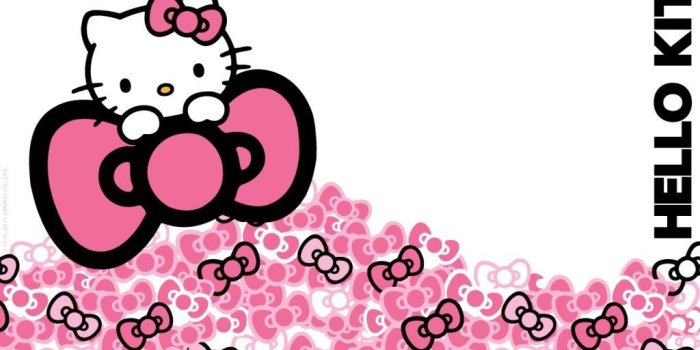 1024x832 Hello Kitty Desktop Themes Download | Hello Kitty Pink Ribbon