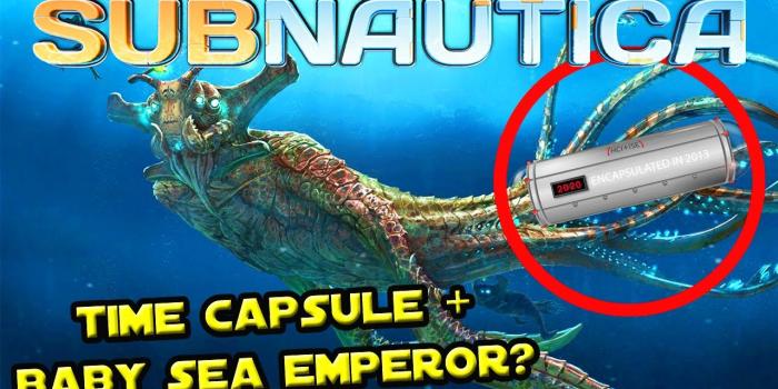 1280x720 Video - TIME CAPSULE + SEA EMPEROR BABY (Teleporter?) Subnautica