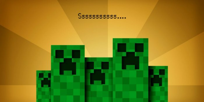 1190x669 Creeper Minecraft For Desktop | Genius Wallpapers