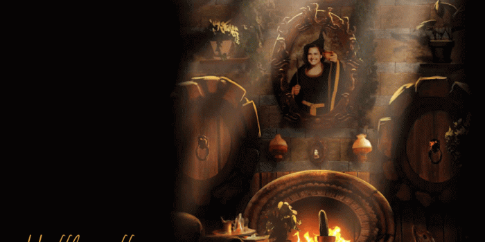 1024x768 Pottermore slytherin common room wallpaper