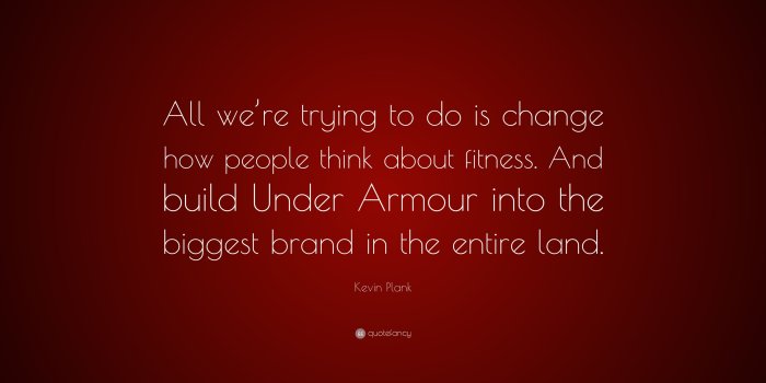 3840x2160 Kevin Plank Quote: “All we're trying to do is change how people