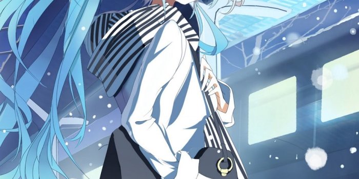 938x1668 Wallpaper Siji, Vocaloid, Hatsune Miku, Station, Train, - Hatsune