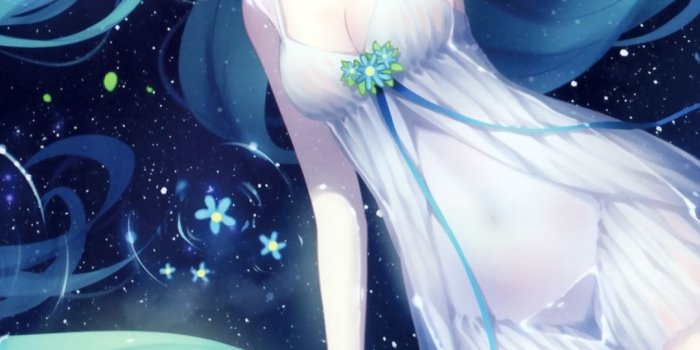 1080x1920 Hatsune Miku, beautiful blue hair anime girl, skirt, water 1080x1920