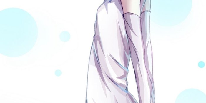 938x1668 Download wallpaper 938x1668 vocaloid, hatsune miku, headphones, wire