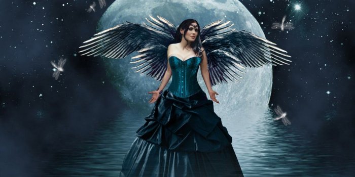 1024x768 Moon Fairy Wallpapers