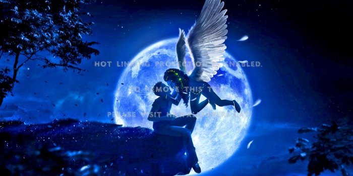 1920x1200 a promise kept moon magic fantasy angel 3d