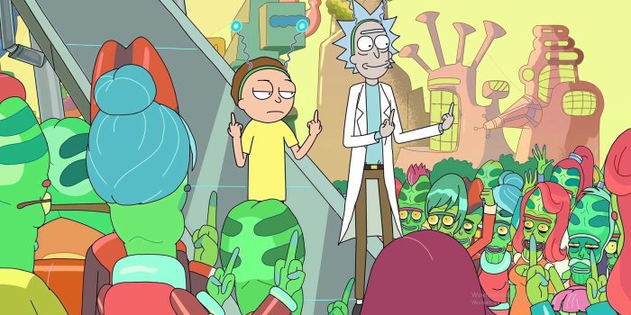 1920x1080 Download 1920x1080 Wallpaper Rick And Morty, Peace Talk, Alien, Tv