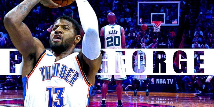 1600x900 Thunder news: Paul George ties Ray Allen's impressive 3-pointers record