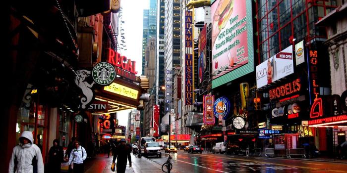 1920x1080 New York City Street HD Wallpaper