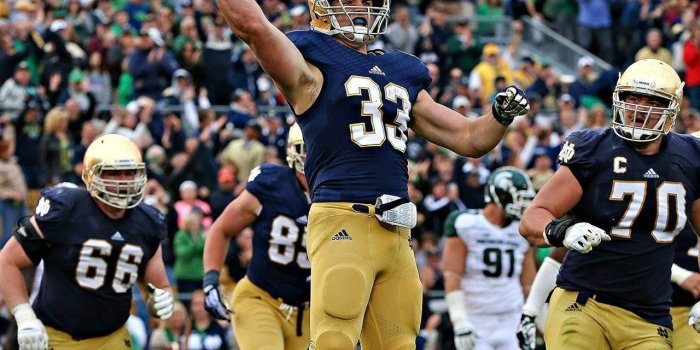 1280x1024 Notre Dame Fighting Irish Football Wallpapers