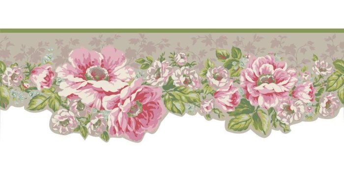 1000x1000 Inspired By Color Victorian Garden Wallpaper Border, Metallics