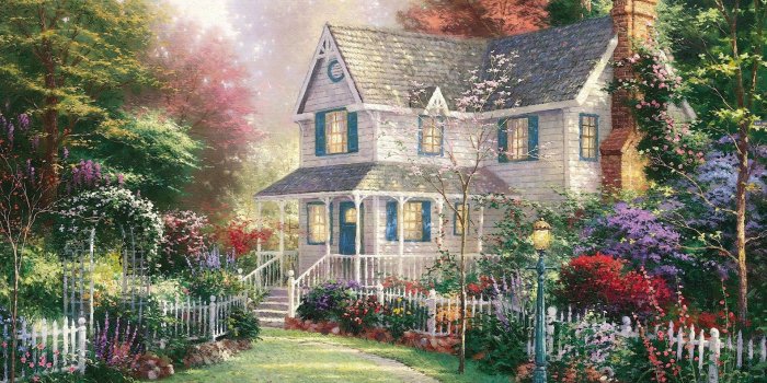 1920x1200 Victorian Garden II HD Wallpaper | Background Image | 1920x1200 | ID