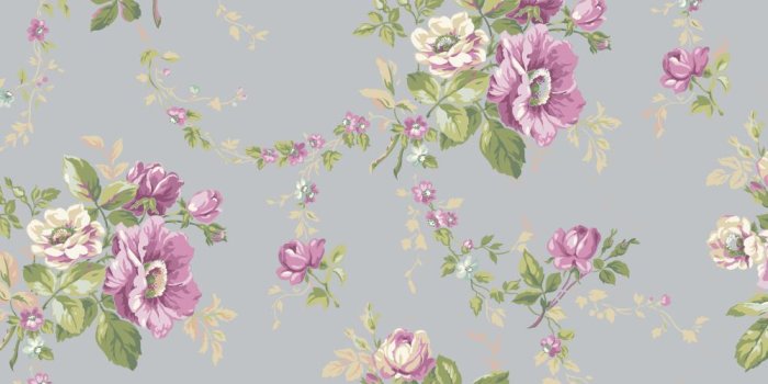 1000x1000 Botanical Fantasy AK7400Victorian Garden Wallpaper