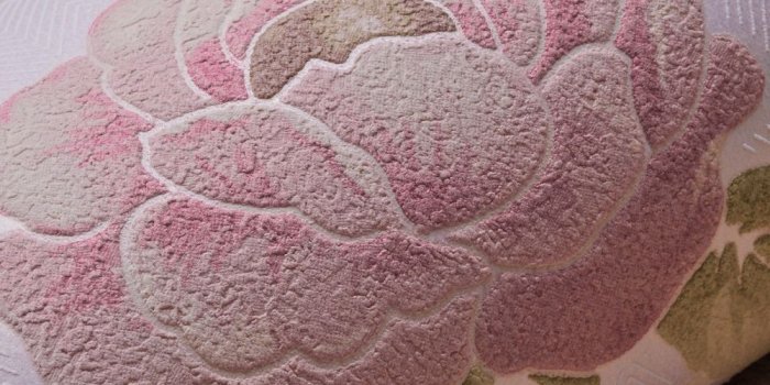 1000x1000 US $35.0 |Victorian 3D Deep Embossed Country Garden Yellow Pink Flowers  Floral Wallpaper Wall Covering Rolls For Girl's Room Bedroom-in Wallpapers 