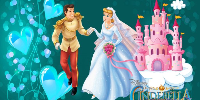 1920x1200 Cartoon Disney Princess Cinderella And Prince Charming Wedding Love