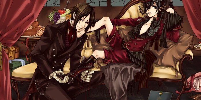 1920x1200 Download wallpapers Kuroshitsuji, Vincent Phantomhive, manga, Ciel