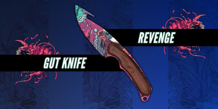 1920x1080 Gut Knife - Revenge [Counter-Strike: Global Offensive] [Skin Mods]
