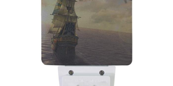 1200x1200 Amazon.com: OuLian Night Light Ship Wallpaper Led Light Lamp for