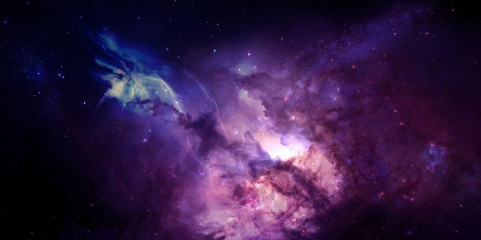 1920x1080 HD Background Purple Galaxy Space Sky Stars In Blue, Pink Color