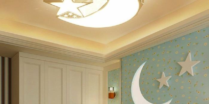 1000x1000 Details about Led Ceiling Light Child Kids Girls Bedroom Lighting Lamp Moon  Star Decor Lampe
