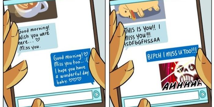 700x2928 5 Adorable Comics About Long Distance Relationships: Expectation VS