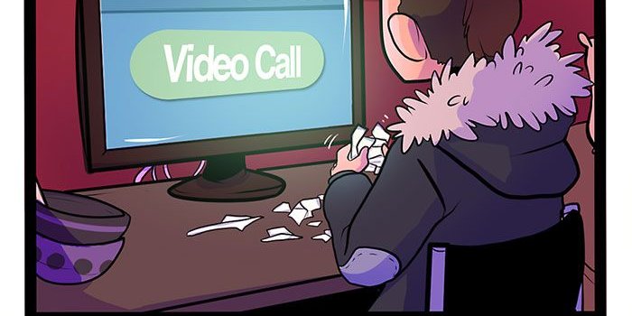 700x1974 Artist Illustrates Her Long Distance Relationship Struggles And Joys