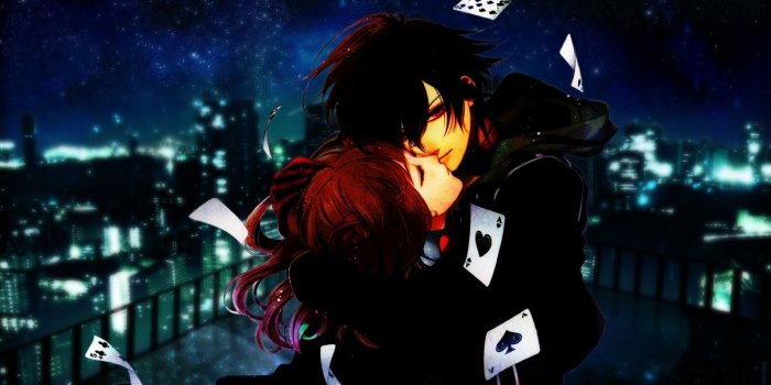 1600x900 46+] Anime Kiss Wallpapers on WallpaperSafari