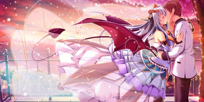 2560x1440 Anime Demon Couple wallpaper - 1474220