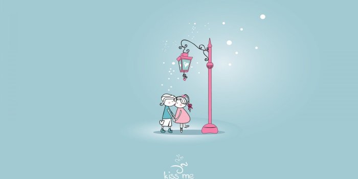 1920x1200 romantic kiss me anime love couple street lamp hd widescreen