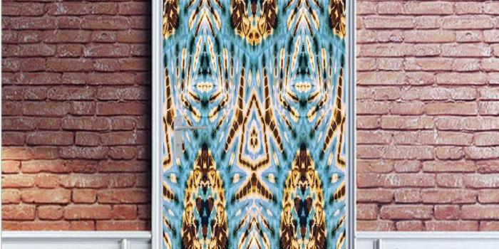 1000x1000 Amazon.com: Tie Dye Decor Door Wall Mural Wallpaper Stickers,Tribal
