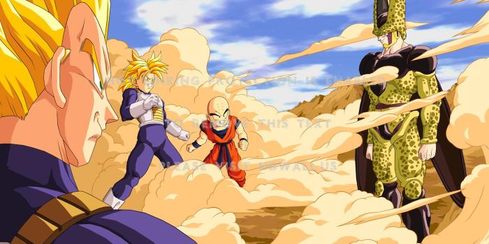 1575x1181 vegeta cell trunks dragon ball z nostal dragonball